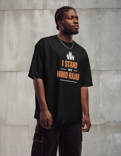 I Stand with Hind Rajab Oversized T-shirt