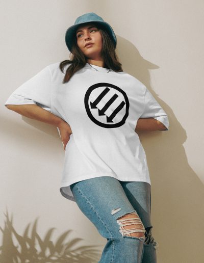 Iron Front Oversized T-shirt