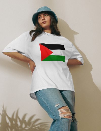 Palestine Flag Oversized T-shirt