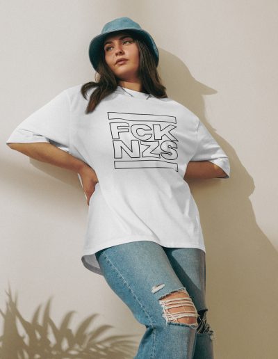 FCK NZS Outline Oversized T-shirt