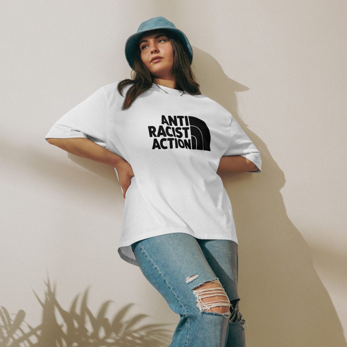 Antiracist Action Oversized T-shirt
