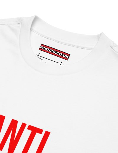 Antifascist Red Oversized T-shirt