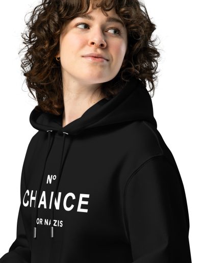 No Chance for Nazis Unisex Organic Hoodie