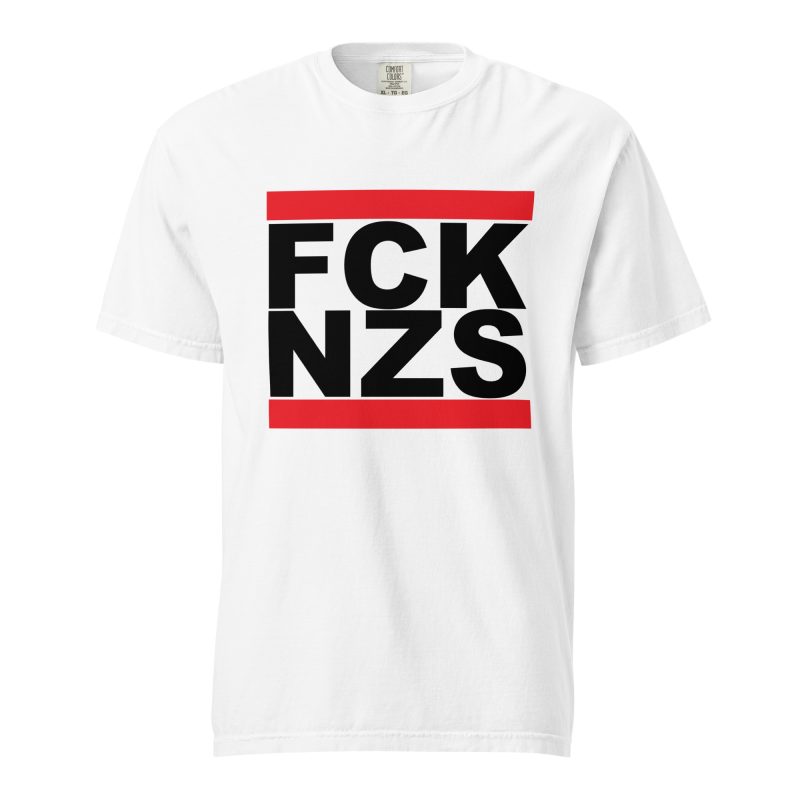 FCK NZS Black Font Unisex Heavyweight T-shirt