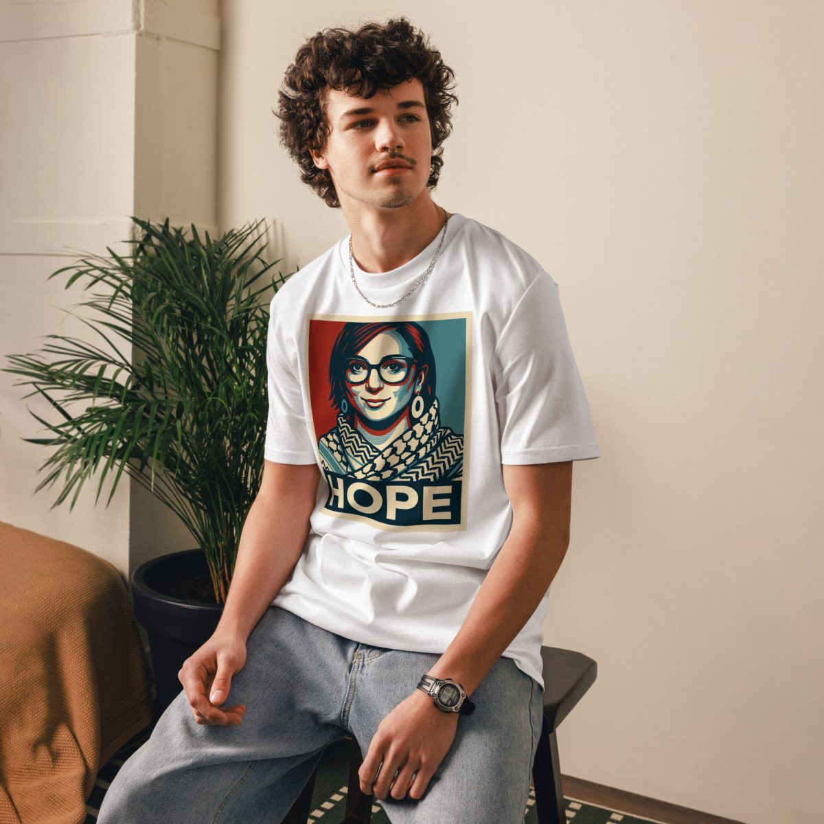 HOPE Francesca Albanese Unisex Organic T-shirt