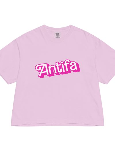 Antifa Barbie Women’s Boxy T-shirt