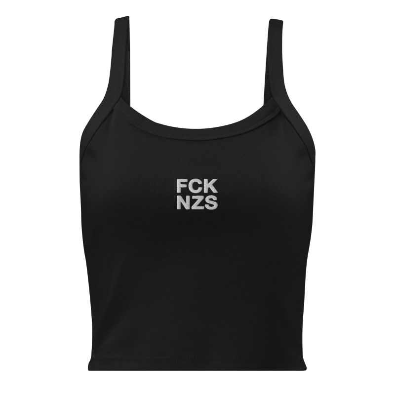 FCK NZS Bold Women’s Micro-rib Tank Top (Vest)