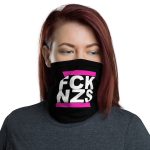 FCK NZS Pink Neck Gaiter Face Cover