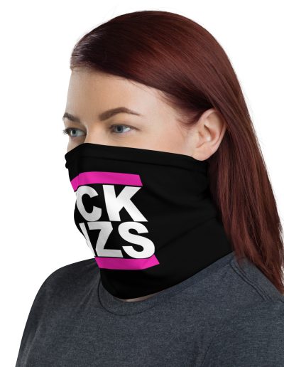 FCK NZS Pink Neck Gaiter Face Cover