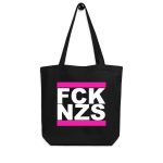 FCK NZS Pink Organic Tote Bag
