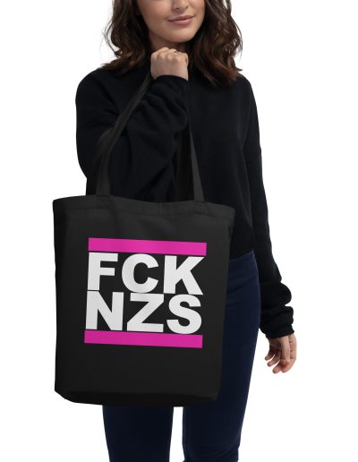 FCK NZS Pink Organic Tote Bag