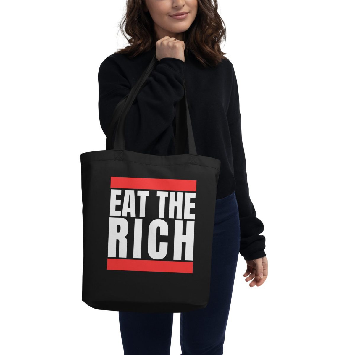 Eat the Rich Organic Tote Bag