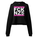 FCK NZS Pink Crop Hoodie