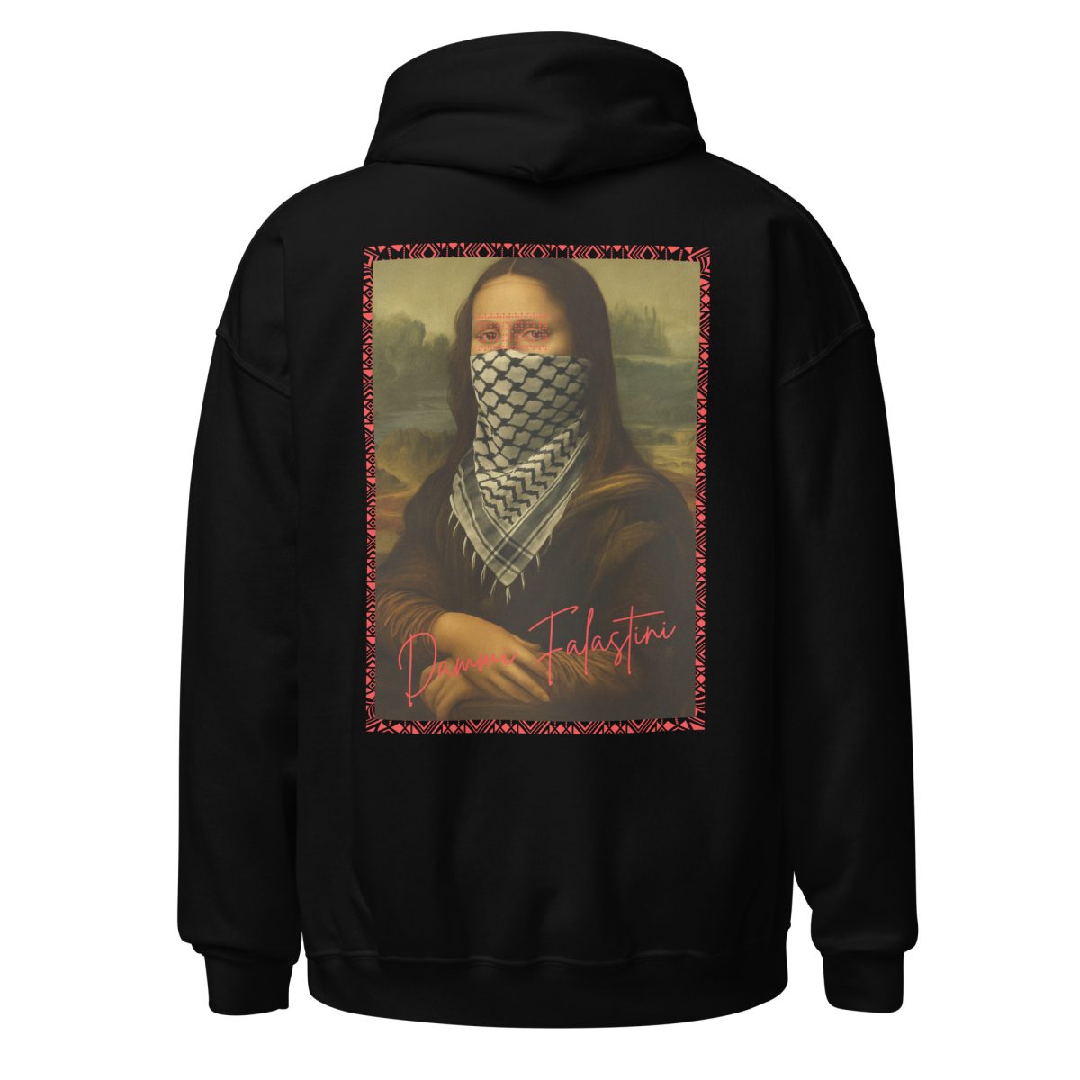Dammi Falastini Palestine Mona Lisa Unisex Hoodie