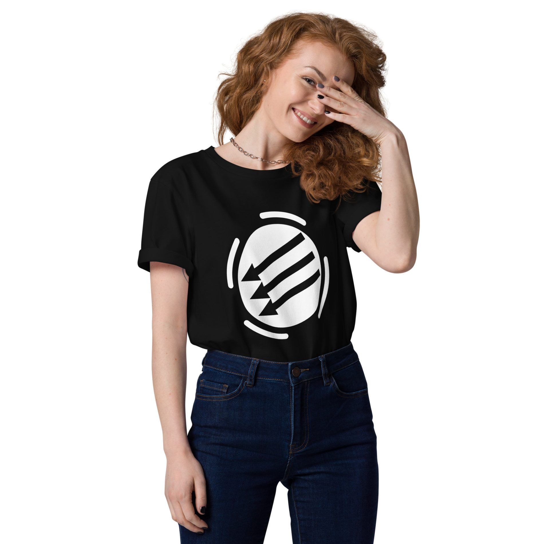 Three Arrows Unisex Organic T-shirt | Antifa Merch Shop